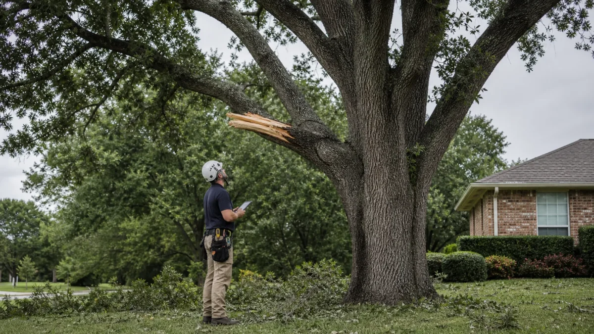 Remove or Prune a Damaged Tree in Hurst? A Safety-First Guide — realistic Hurst, Texas tree-service scene