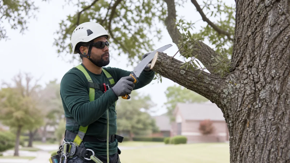 Oak Pruning Precautions for Hurst Properties — realistic Hurst, Texas tree-service scene