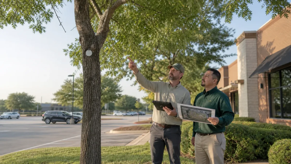 Commercial Tree Maintenance Planning for Hurst Properties — realistic Hurst, Texas tree-service scene