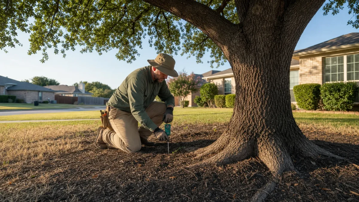 Drought-Stressed Trees in Hurst: Signs and Recovery Priorities — realistic Hurst, Texas tree-service scene