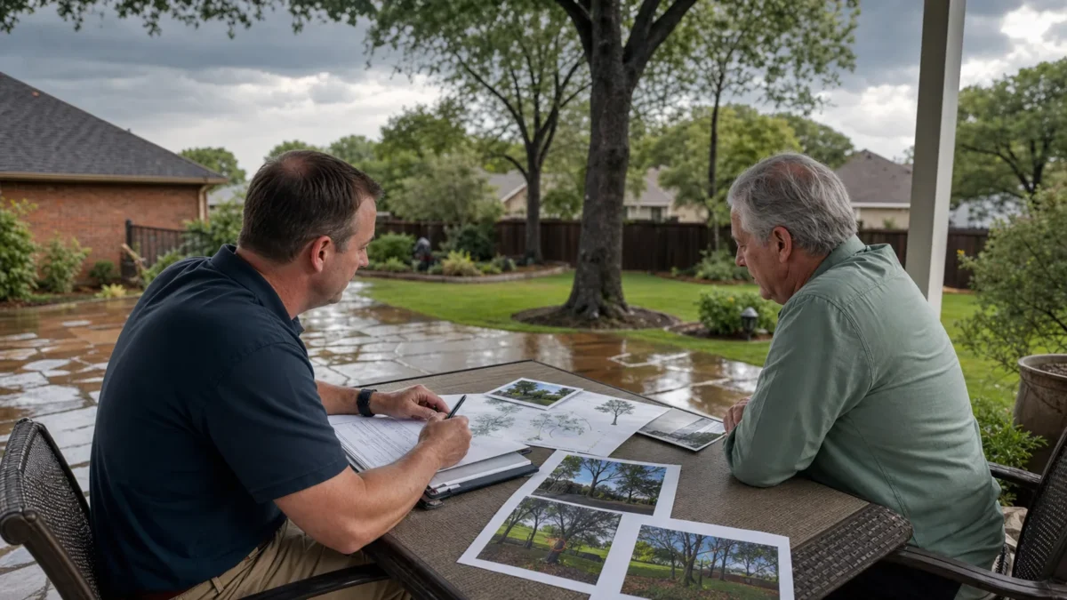 How to Compare Tree Service Estimates in Hurst — realistic Hurst, Texas tree-service scene